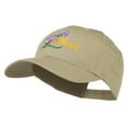 thumbnail image 2 of Ohio Carnation Flower Embroidered Cap - Khaki OSFM, 2 of 5