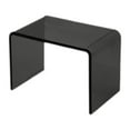 thumbnail image 1 of simhoa Acrylic Step Stool Foot Rest Non Slip Small Stool for Porch Bathroom Bedroom Black, 1 of 8