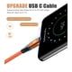 thumbnail image 2 of Cable USB C Sweguard, paquete de 3 unidades, trenzado, 3,1 A, carga rápida, 3 m+2 m+1 m, 2 of 7