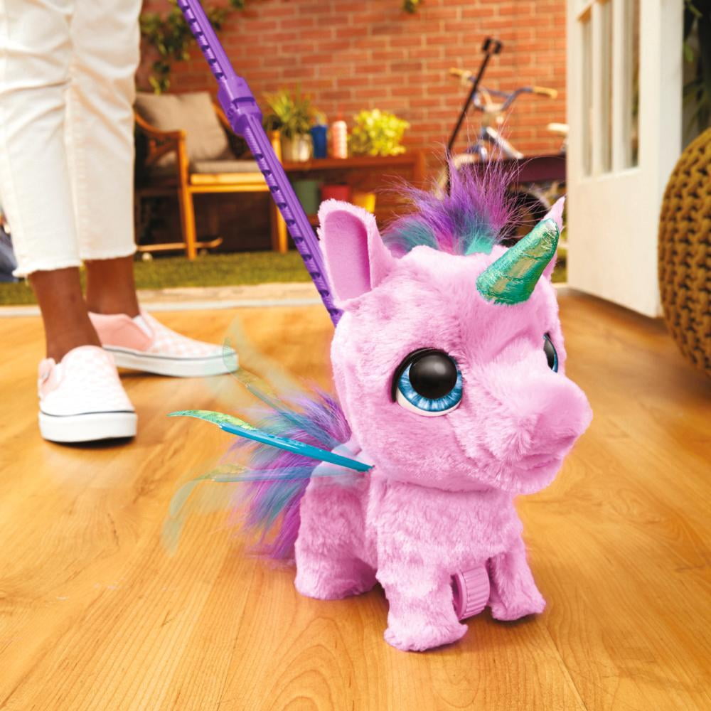furReal Flyalots Flitter My Alicorn Plush Interactive Toy, Unicorn Toys, Animatronic Pet Toy for Kids 4+