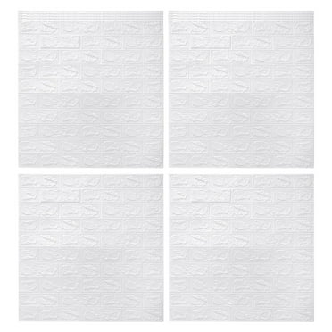yotijay 12PCS wall Panels Brick Self-Adhesive for Interior Wall Decor Paintable Panels kitchen Room Wall Decoration
