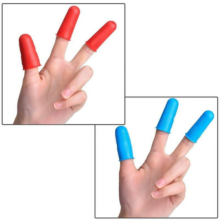  DOITOOL 80 Pcs Silicone Finger Cots Hot Glue Sticks