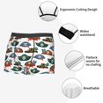 thumbnail image 3 of Vsdgher Pirate Hats Pattern Men's Boxer Brief Underwear,Soft Funny Underwear for Men-Small, 3 of 5