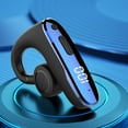 thumbnail image 2 of Single Ear Wireless Bluetooth Earphones Bluetooth 5.2 LED Display Conduction Stereo Headset Sports Driving Earpiece Earbuds with Mic, Bluetooth Headset, 2 of 4