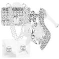 thumbnail image 3 of 2Pcs Metal Rhinestone Car Scent Air Fresheners Vent Clips Luxury Design for Car Interior Ornament, 3 of 8
