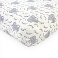 thumbnail image 3 of Touched by Nature Baby Girl Organic Cotton Crib Sheet, Girl Elephant, One Size, 3 of 3