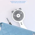 thumbnail image 3 of Mini ventilador de mano Cateissary USB recargable amarillo, 3 of 6