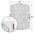 thumbnail image 3 of AAF Flanders PREpleat 40 LPD Standard-Capacity Air Filter 20x25x1 MERV 10, 12 Per Case, 3 of 6