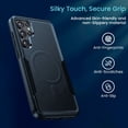 thumbnail image 3 of Entronix Magnetic Protective Case for Galaxy S26 Ultra, Anti-Slip Shockproof Rugged Cover, Navy Blue, 3 of 5