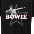 thumbnail image 3 of David Bowie - Logo Star - Women's Short Sleeve Graphic T-Shirt, 3 of 5