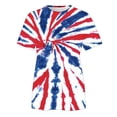 thumbnail image 3 of TSADFHJI Hauts de Noël pour Femmes Manches 3/4 Nouveau T-Shirt Imprimé Col Rond Manches Courtes TTTG Blanc, 3 of 4