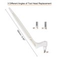 thumbnail image 2 of Uxcell Craft Cutting Tools, 360 Degree Rotating Cutter with 15 30 45 Degree Tip, White, 2 of 5