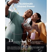Anker Nano Power Bank, 10,000mAh Portable Charger with 2.3 ft InstaCord Retractable Cable, 45W Max Compact Battery Pack, Smart Display