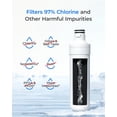 thumbnail image 4 of Waterdrop LT1000PC ADQ747935 MDJ64844601 Refrigerator Water Filter, Replacement for LG® LT1000P®, ADQ74793501, ADQ74793502, Kenmore 46-9980, 9980, Pack of 6, 4 of 9