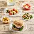thumbnail image 4 of REJODA-40 Pack Clear Plastic Plates 9 Inch Durable Disposable Plastic Dinner Plates for Parties Events BBQ, 4 of 4