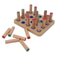 thumbnail image 1 of Wooden Insertion Plate, Training Pinching Medium Wood Peg Board System  for Senior for Stoke, 1 of 7