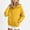 A Yellow, variant on Piuwrlz Girls Fall Hood Sweatshirts Kids Plain Hoodies Long Sleeve Pullover Navy Size 4-5 T