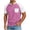 ZA-Pink t-shirts for men, variant on cllios Mens Raglan Short Sleeve Henley Shirts Loose Fit Contrast Color T-Shirts with Chest Pocket Lightweight Casual Summer Tops