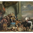thumbnail image 3 of Ferdinand Bol 13x12 Black Modern Framed Museum Art Print Titled - Consul Titus Manlius Torquatus Orders the Beheading of His Son (1661 - 1663), 3 of 5