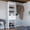 White, variant on 150 Bedroom Closet System - Black, 5 Open Shelves, 1 Drawer, Metal Rod Functional Modern
