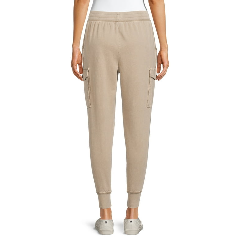 Time and Tru Women s Cargo Joggers Walmart