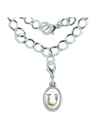 Louis Vuitton Bracelet Chain Monogram M Size 16.5cm Silver Metal M00308