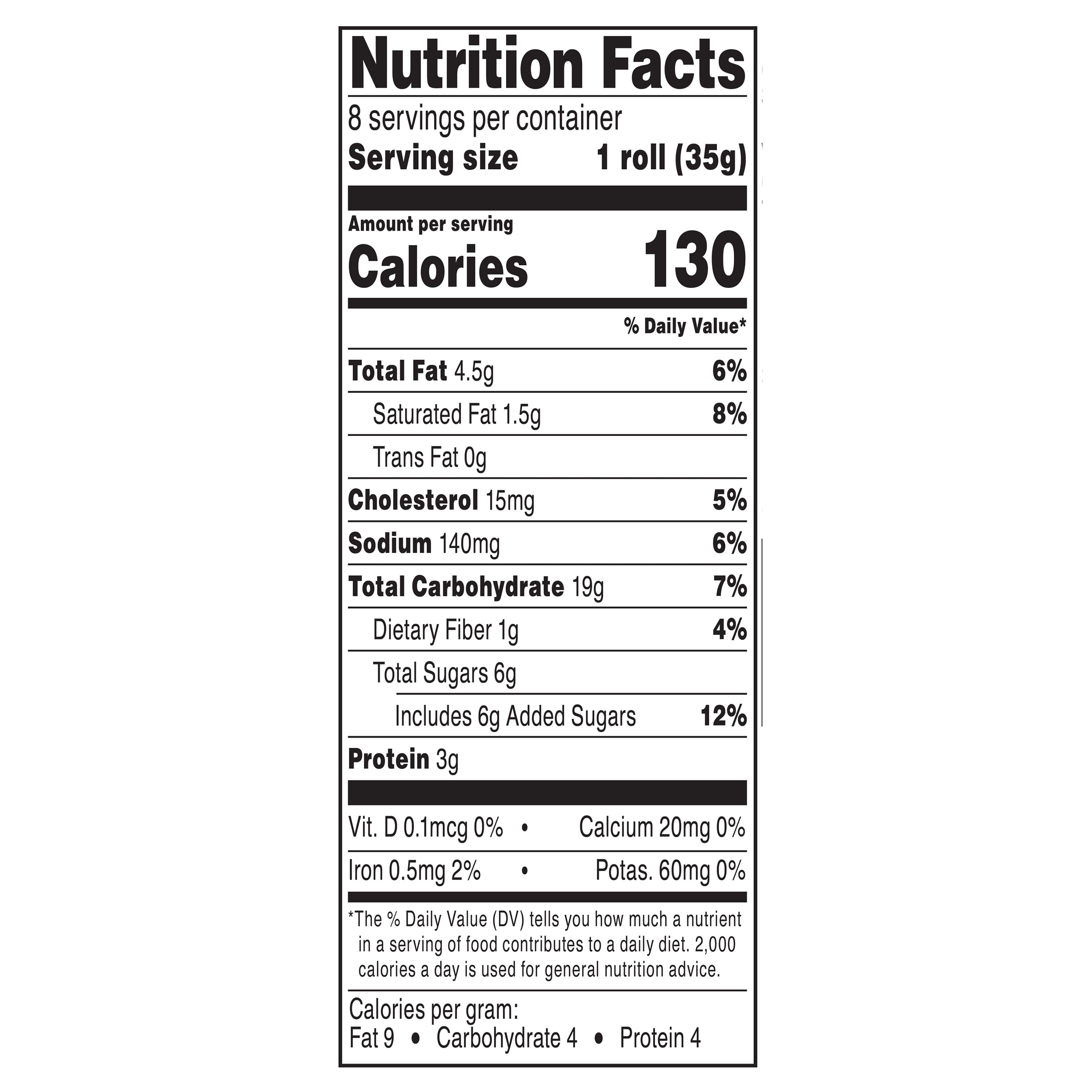 Marketside Chocolate Chip Brioche Rolls, 9.88 oz, 8 Count