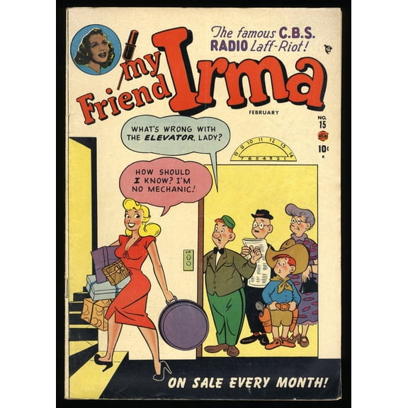My Friend Irma #15 VG/FN 5.0 Art by Dan DeCarlo/Scripts by Stan Lee! Comic Book