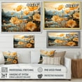 thumbnail image 4 of Designart "Field Of Perfect Passion I" Flower Floater Framed Canvas Prints, 4 of 5