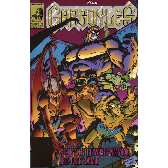 Gargoyles #1A VF ; Dynamite Comic Book