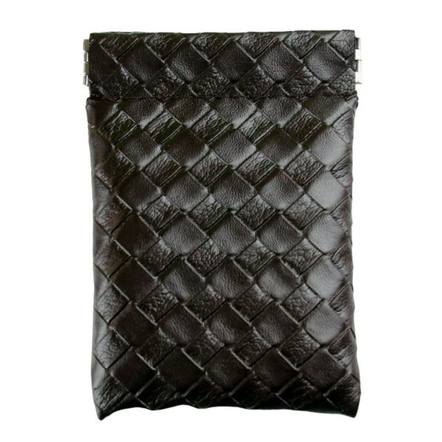 Pocket Key Wallet Solid Color Faux Leather Lightweight Water Resistant Wallet Purse for Business