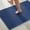 Navy Blue, variant on DEA Small Bathroom Rugs, Non Slip Washable Bath Rugs Super Absorbent Bathroom Rug Thin Quick Dry Low Pile Bath Mats, Beige 12"x12"