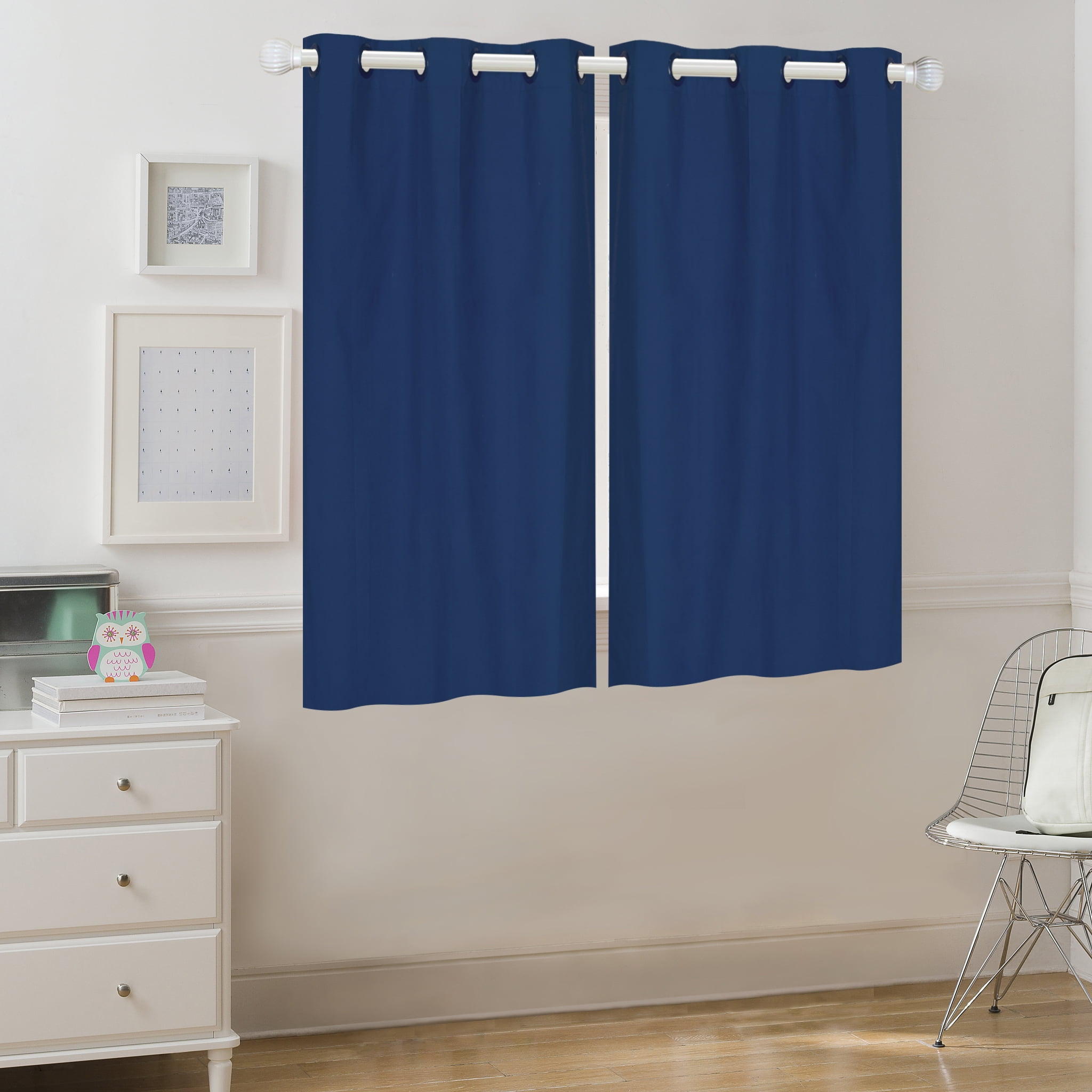 Mainstays Room Darkening Single Window Curtain Panel