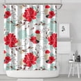 thumbnail image 2 of Waterproof Pioneer Shower Curtain 72x84 Inch Colorful Floral Polyester Unique Shower Curtain for Bathroom Hotel Home Decor with 12 Plastic Hooks, 2 of 5