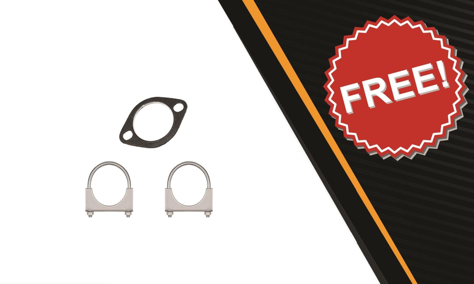 Northeastern Exhaust Front Pipe & Resonator Pipe Fits 2011-2018 Ford Explorer 3.5L - Direct Fit | Stainless Steel System Kit