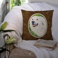 thumbnail image 3 of Carolines Treasures SS8981PW1414 Great Pyrenees Fabric Decorative Pillow, 14Hx14W, multicolor, 3 of 4