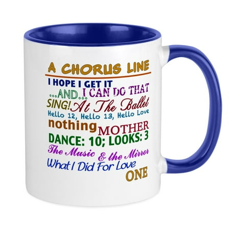 

CafePress - A Chorus Line The Songs Mugs - Ceramic Coffee Tea Novelty Mug Cup 11 oz