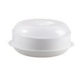 thumbnail image 1 of Heated Steamer With Lid Microwave Steamers Transparent Cover Deformation Resistant Heated Steamer With Lid Handle For Home Kitchen Medium Single Layer, 1 of 1