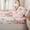 Elf A, variant on Erosebridal Kawaii Elf Zipper Twin Comforter Sets with Fitted Sheet and 2 Pillowcases for Girls, Flower Monogrammed V Zipper Bedding Set, Pink Reversible