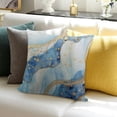 thumbnail image 3 of Pratyus Decor Holiday Pillow Case Marble Pattern for Home Sofa Couch Indoor Decoration Set of 1 24x24in, 3 of 5