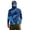 Blue Smoke Art, variant on Chririnla Men's UPF 50+ Quick Dry Hoodie Shirt Long Sleeve UV Rash Guard, Breathable Lightweight for Swim, Fishing, Walking, Running, Blue Smoke Art Print 3XL