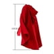 thumbnail image 3 of De Disfraz de Caperucita Roja para niños, capa con capucha de cuerpo entero para Halloween y fiestas de disfraces, 3 of 6