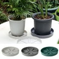 thumbnail image 2 of EZPXFCI Plant Saucer 11.8 inch, Thicker Planter Saucers Pot Trays, Round Plastic Flower Plant Water Drip Tray for Pots, Plant Dish Plate to Catch Water for Indoor & Outdoor (Army Green), 2 of 9