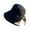 Black, variant on WKSCLPAI Summer New Bow Bucket Hat,Sun Hat for Women,Outdoor Fashion Versatile Sun Hat for Outdoor,Travel,Vacation