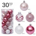 thumbnail image 1 of Topumt 20pcs Shatterproof Clear Plastic Christmas Ball Ornaments Decorative w/Stuffed, 1 of 6