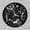 Brown-without LED, variant on Primitive Man Mural Decoration Vinyl Wall Clock, Vinyl Record Clock Wall Art Silent & Non-ticking(12 inchs C)