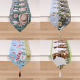thumbnail image 3 of Decorations Knitted fabric table runners Creative Easter tablecloth Table decoration Home decor, big gray rabbit, 3 of 3