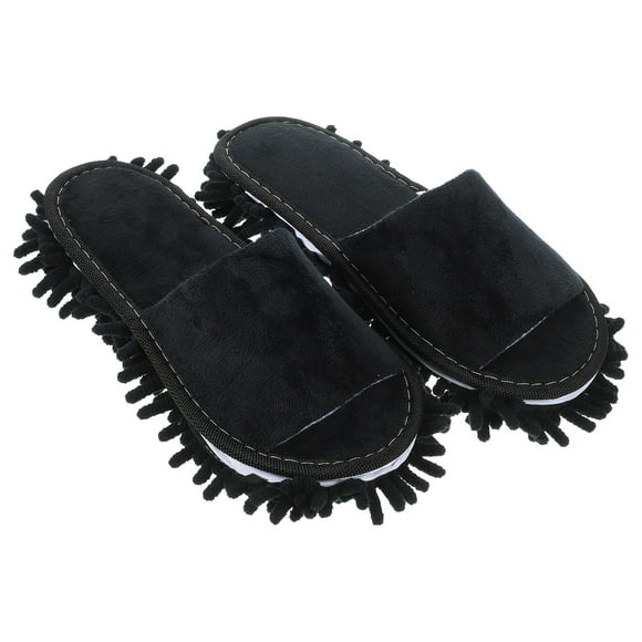 1 par de zapatillas de fregona, zapatillas de barrido prácticas, zapatillas para el hogar, zapatillas de fregona para el polvo