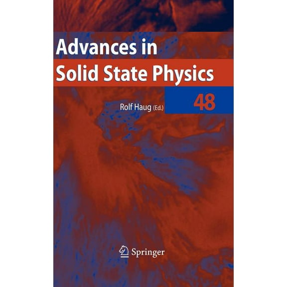 Advances in Solid State Physics Advances in Solid State Physics 48, Book 48, (Hardcover)