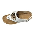 thumbnail image 2 of 2025 Sandals for Women Clearance, Xunlbb Women's Fashion Casual Summer New Beach Fish Mouth Flip Flops Wedge Heel Sandals(White,Size:36), 2 of 8